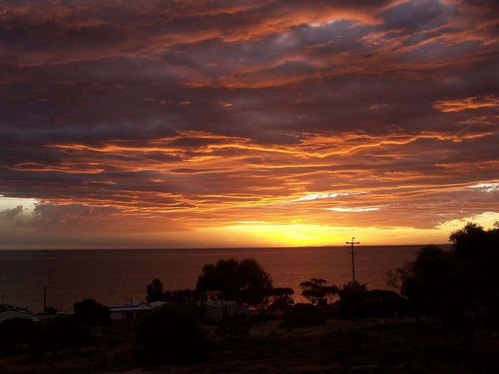 Sunset Weeroona Island, South Australia