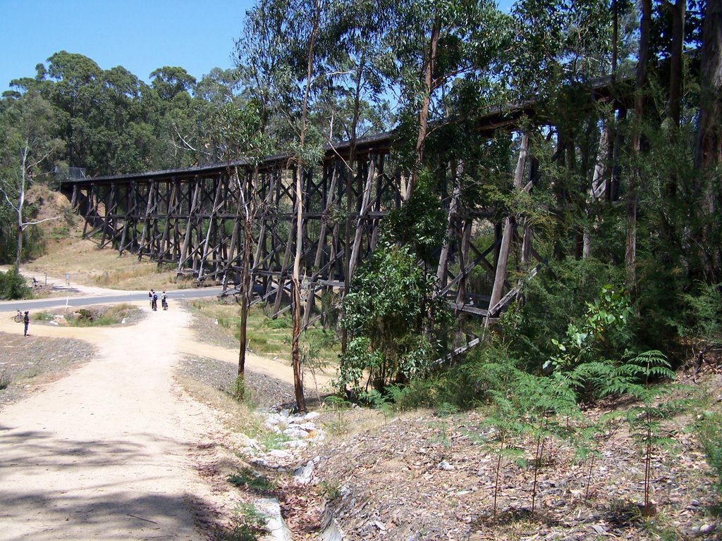 Wairewa Road Trestle Bridge