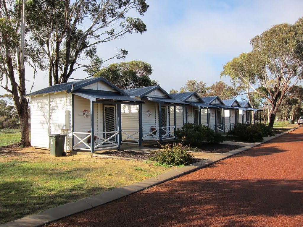 Backpacker accommodation, Bruce Rock Caravan Park, Western Australia