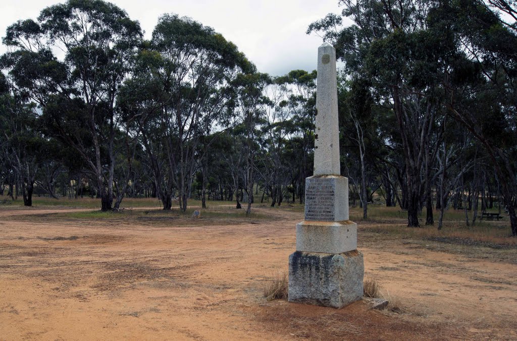Jane Duff Monument (2011). Jane Duff, was one of the three Duff children who got lost in the bush for nine days in 1864. They were eventually found by an Aboriginal tracker